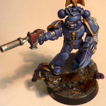 Ultramarines vet. about to become an ex-vet by Alex_2097