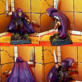 Reaper 03062: Darnath, Male Elf Thief - Painted in 2011. by Ranthalion75
