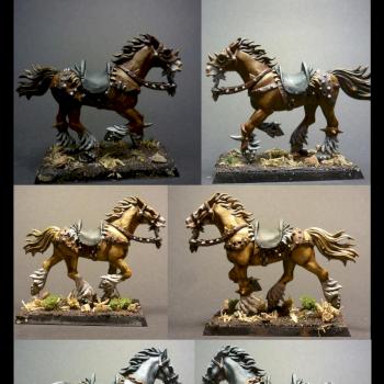Horses by Orjatar