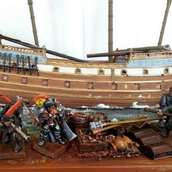 Empire beach stranded diorama by feekejames