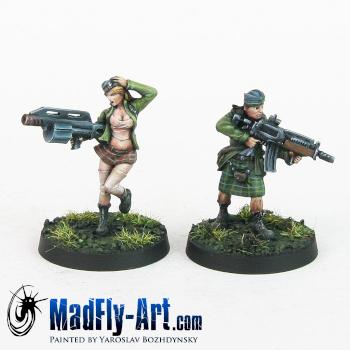 Caledonian Volunteers by MadFlyArtStudio