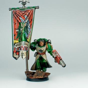 Dark Аngels standard-bearer by Adv