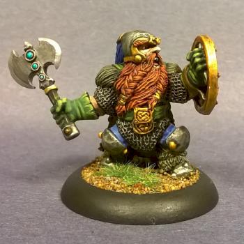 Dwarf warrrior by mikecarrero