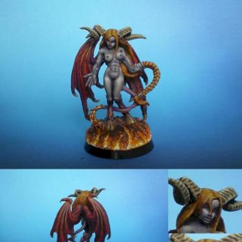 Virina, female demon by algente