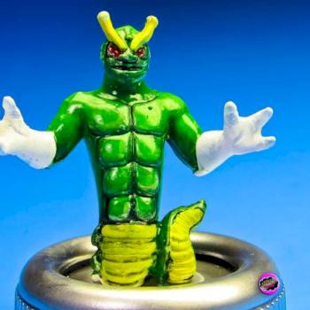 Muscle Toy - Lizzard Green Snake Thingy by stinkycrayons