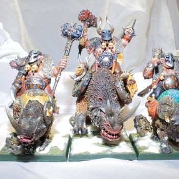 Ogre Rhinox Cavalry by Togaka