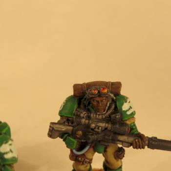 Salamanders Scout Sniper by Abrethor