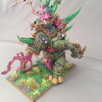 Morbidex Twiceborn the pinkskinned Nurgle dude by w817rogier