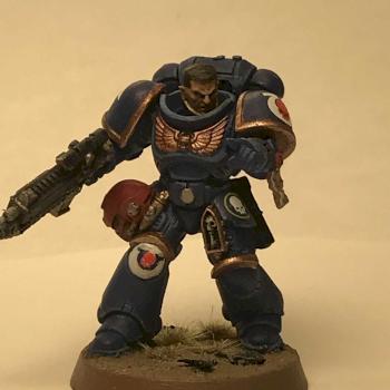Space Marine Intercessor Sergeant by eduardo
