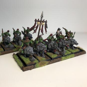 Goblin Wolf riders by Rob S