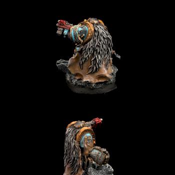 Warhammer 40k Space wolf lone wolf/Wolf guard battle leader by cologne painting studio