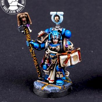 Warhammer 40K Space Marines, Ultramarine Librarian by cool-minis.com
