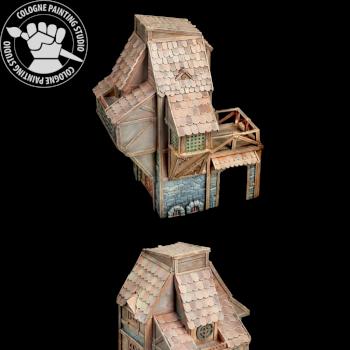 Warhammer FB/AoS medieval house by cologne painting studio