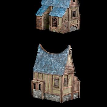 Warhammer FB/AoS medieval house by cologne painting studio