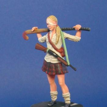 Survivor Kate - Not Yet Dead miniatures (1/35) by melihov