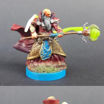 Dungeons & Dragons Nolzur’s Marvelous Miniatures Human Wizard by DavethaDon
