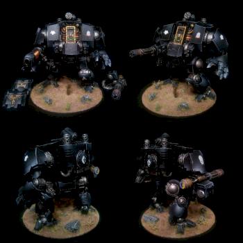 Raven Guard Primaris Redemptor Dreadnought by vermin`