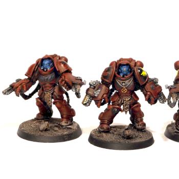 Blood Angels Primaris Aggressors by Grim Factorum