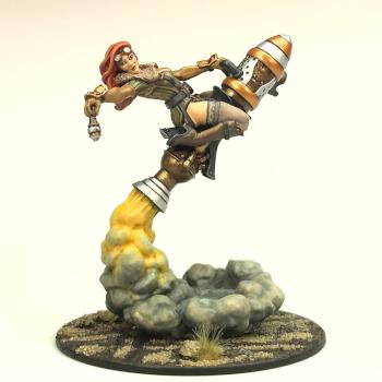 RocketGirl Rider - PinUp by mshalfdamage