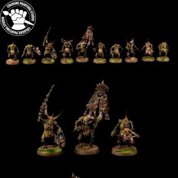 Warhammer 40k Plaguebearers of Nurgle by cologne painting studio