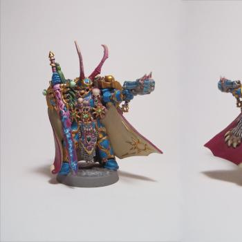 Thousand Sons Chaos Lord by llyrwj