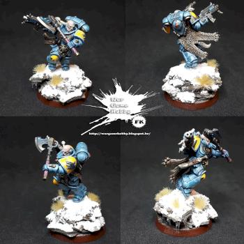 Haldor Icepelt - Space Wolves battle commander by Kova