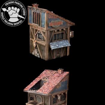 Warhammer FB/AoS medieval house by cologne painting studio