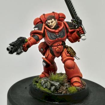 Primaris space marine by jibster