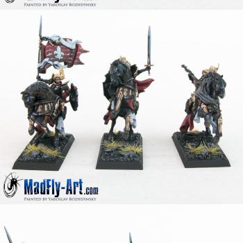 Mounted Knights Command Group by MadFlyArtStudio
