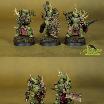 Death Guard Plague Marines LvL 4 by Mad Crow Studio