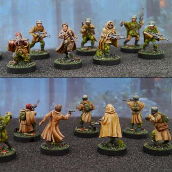Han Solo & Rebel Commandos - Star Wars Legion by FigAmat