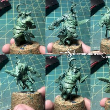 New greenstuff sculpture by Scibor