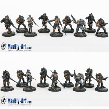 Necromunda Hired Guns Gang by MadFlyArtStudio