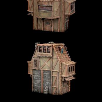 Warhammer FB/AoS medieval house by cologne painting studio