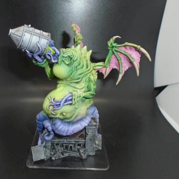 Monsterpocalypse Painted Cthugrosh Lords of Cthul Monster Rare Gencon Exclusive by w013ejb