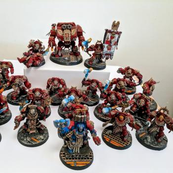 Blood Angel Terminator army by Zelcon01