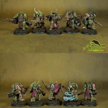 Blightlord Terminators & Deathshroud Bodyguard  LvL 4 by Mad Crow Studio