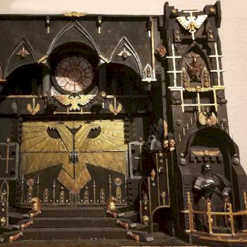 Background for miniatures Gothic gate. by demiurge_rus