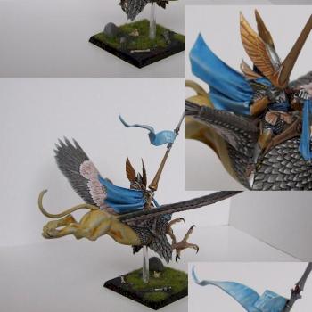 High Elves Prince on Griffon IoB by vermin`