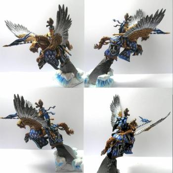 Warhammer Pegasus Knight of Royal Blue by tinman755