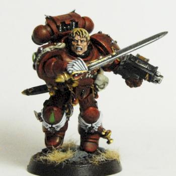 Blood Angels Veteran Sergeant by cyphercodicer1983