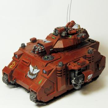 Blood Angels Baal Predator by cyphercodicer1983