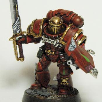Blood Angels Blood Champion by cyphercodicer1983