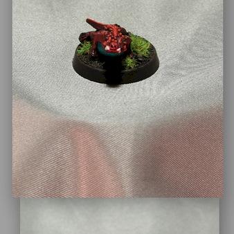 Reaper Fire Lizard Familiar by The_Iron_Painter