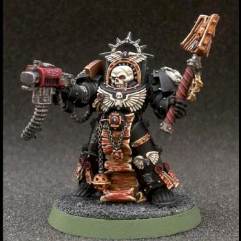 Blood Angel Terminator Chaplain by rumplemaster