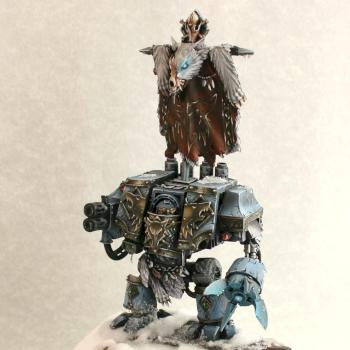 forgeworld space wolves dreadnought(better pic) by miniatureheaven