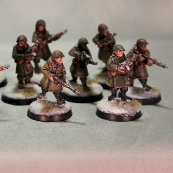 Artizan Designs Winter Bastogne American Rifle Squad by The_Iron_Painter