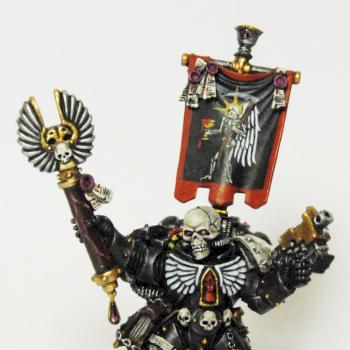 Blood Angels Death Company Chaplain by cyphercodicer1983