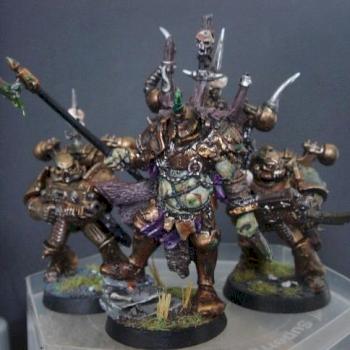 Chaos Marine Nurgle Lord Korrak by dustino