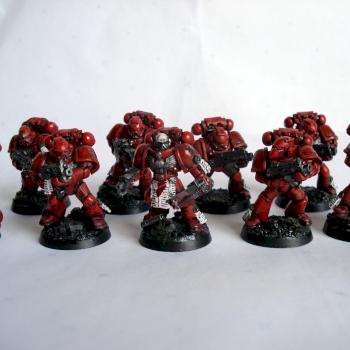 Blood Angels Tactical Squad by angelblack187